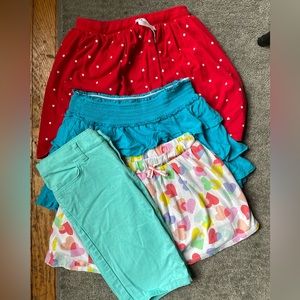 Lot Girls Skorts and Shorts Size 12